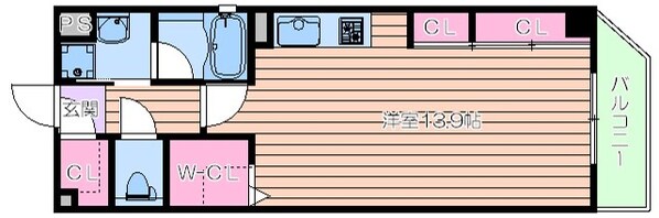 Ciel・D東梅田の物件間取画像